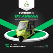 Best E-Rickshaw for Cargo and Passenger Use - Anikaa 
